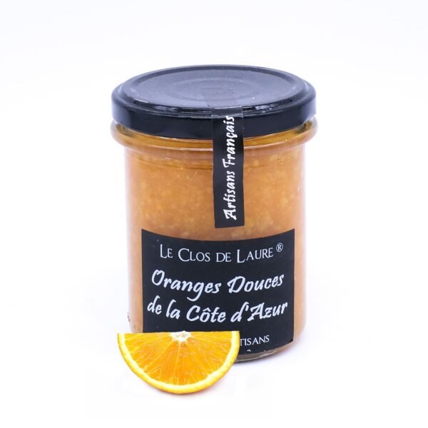 Le Clos de Laure, Confiture d'Oranges Douces de la Côte d'Azur - 220 gr