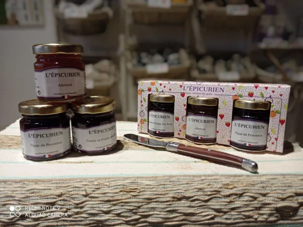 coffret 3 confitures just in provence