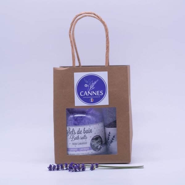 Coffret Sel de Bain Lavande et Sachet de Lavande