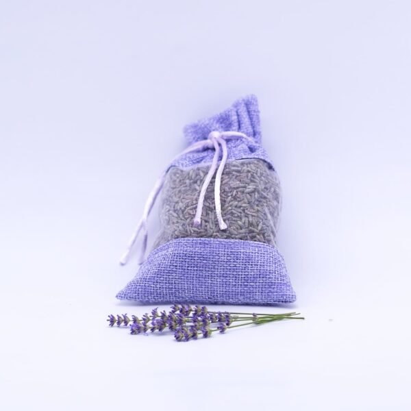 Sachet Coton lila et organza