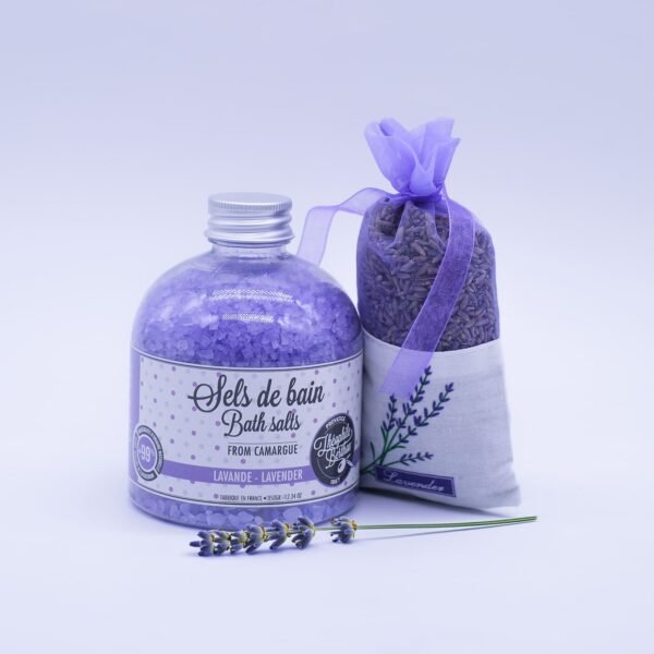 Coffret Sel de Bain Lavande et Sachet de Lavande – Image 2