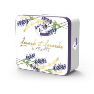 Coffret cadeau - Boite métal - Lila clair
