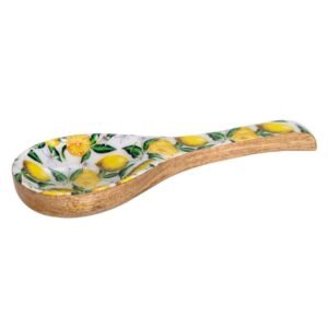 Support de cuillère en bois de Manguier - Citron